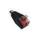 HYU-351 CONNETTORE RCA FEMMINA CON TERMINALE DI INSERZIONE