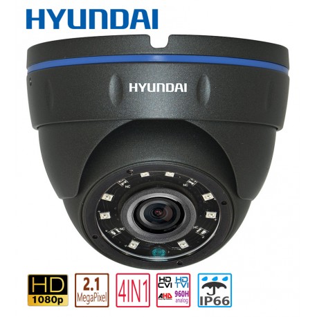 HYUNDAI TELECAMERA DOME 4 IN 1 DA 2 MP HYU-327